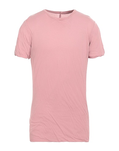 RICK OWENS Basic t-Shirt Αντικέ ροζ 100% Βαμβάκι