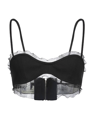 GANNI Top Black 100% Organic cotton