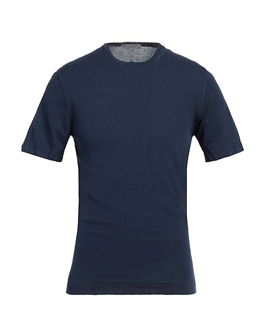 PRIVATI T-shirt Blu notte 100% Cotone