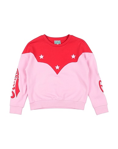 KENZO KIDS Sweatshirt Pink 95% Cotton, 5% Elastane