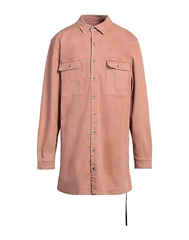 DRKSHDW by RICK OWENS Jeanshemd SALMONE 90% Baumwolle, 7% Polyester, 3% Gummi