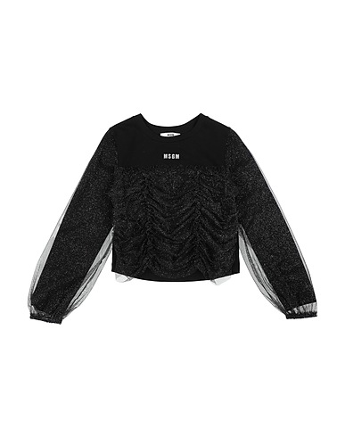 MSGM T-shirt Black 100% Polyester