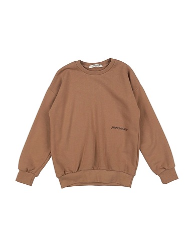 HINNOMINATE Felpa KIDS Cammello 100% Cotone