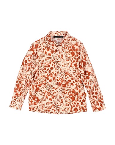 DANIELE ALESSANDRINI Patterned shirt Cream 100% Viscose