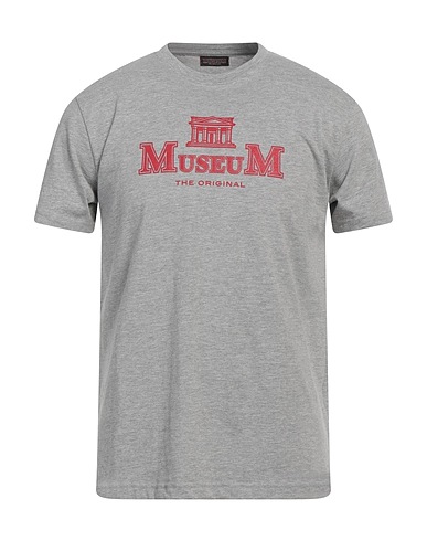 MUSEUM T-shirt Grigio 100% Cotone