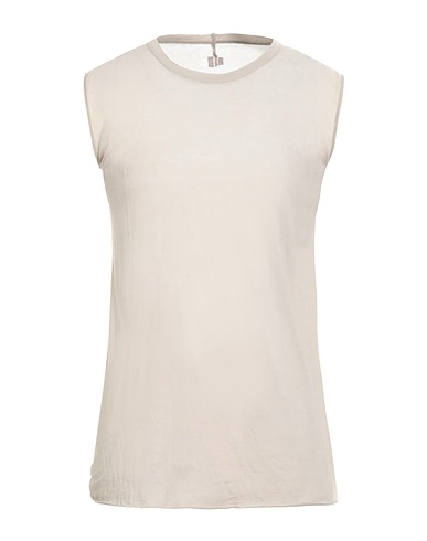 RICK OWENS Basic T-Shirt Grey 100% Cotton