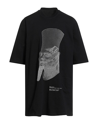 RICK OWENS T-shirt Nero 100% Cotone