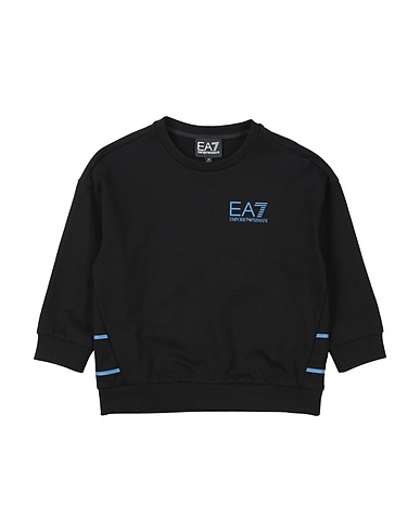 EA7 Sweatshirt Schwarz 100% Baumwolle, Elastan