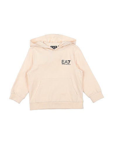 EA7 Sweatshirt Beige 100% Cotton, Elastane