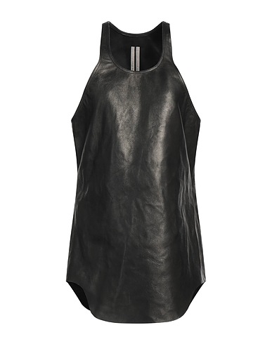 RICK OWENS Vest Black 100% Lambskin