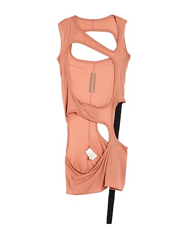 DRKSHDW by RICK OWENS Vest Antique rose 100% Cotton