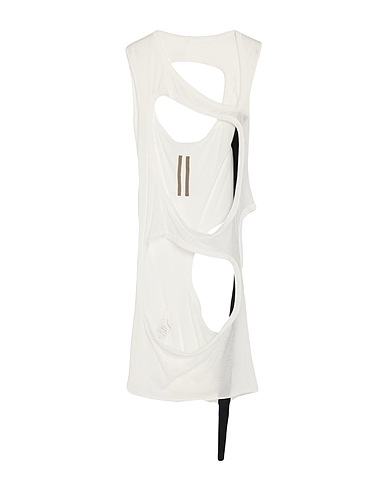 DRKSHDW by RICK OWENS Vest Ivory 100% Cotton