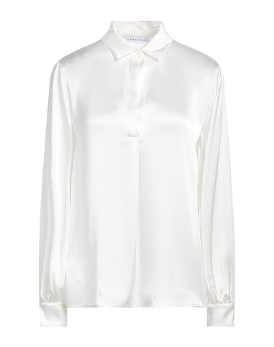CARACTÈRE Top White 75% Acetate, 25% Silk