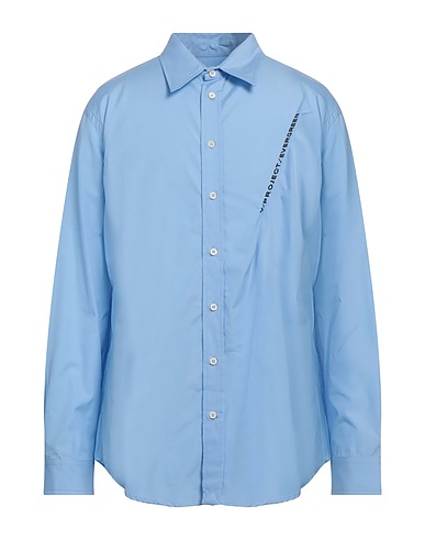 Y/PROJECT Shirts Light blue 100% Cotton