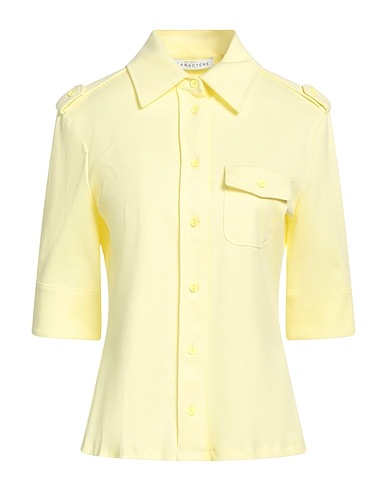 CARACTÈRE Pastel yellow 58% Cotton, 36% Polyamide, 6% Elastane