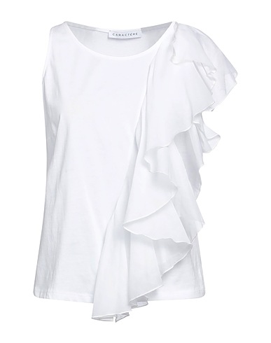CARACTÈRE Top White 100% Cotton
