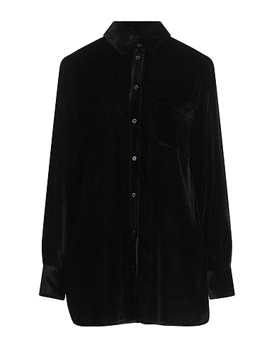 SIES MARJAN Solid colour shirts & blouses Black 52% Silk, 48% Cotton