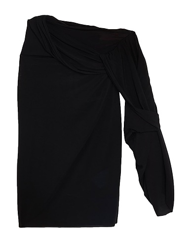 RICK OWENS T-Shirt Schwarz 96% Cupro, 4% Elastan