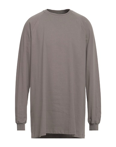 RICK OWENS Basic T-Shirt Grey 100% Cotton