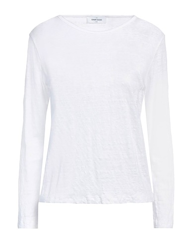 GRAN SASSO T-shirt Bianco 100% Lino