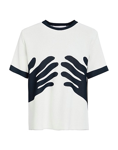 RUDI GERNREICH T-shirt Blanc 82% Viscose, 18% Polyamide