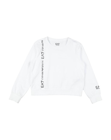 EA7 Sweatshirt White 100% Cotton