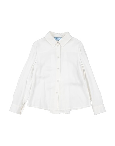 MIMISOL Solid colour shirts & blouses Off white 100% Viscose