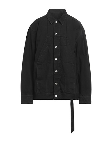 DRKSHDW by RICK OWENS Denim shirt Black 100% Cotton