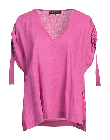 ICONA by KAOS Top Malve 55% Leinen, 45% Viskose