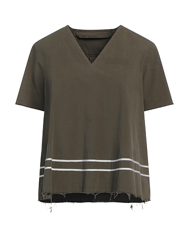 BRUNO MANETTI Top Military green 100% Cotton