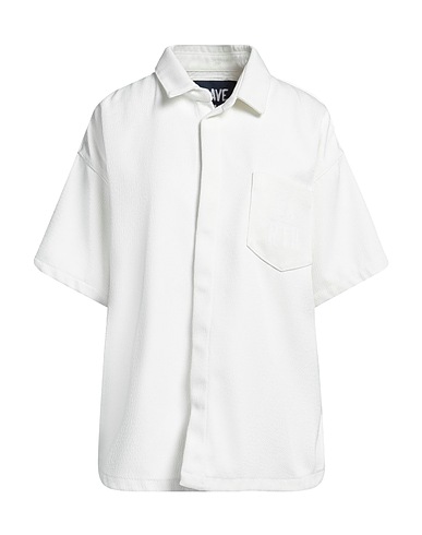 EMPORIO ARMANI Solid colour shirts & blouses White 100% Polyester