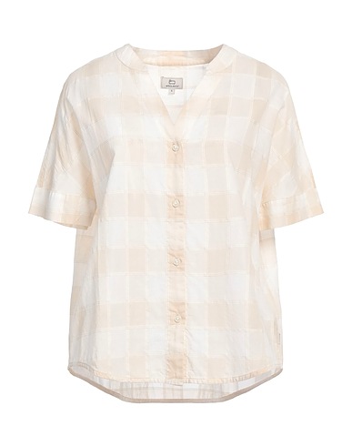WOOLRICH Checked shirt Beige 100% Cotton