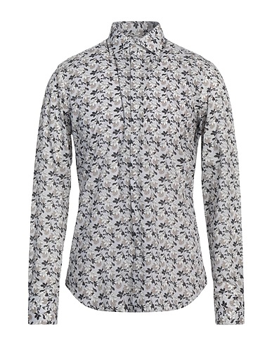SONRISA Patterned shirt Light grey 100% Cotton