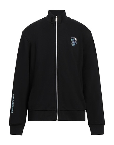 KARL LAGERFELD Sweatshirt Black 87% Cotton, 13% Polyester