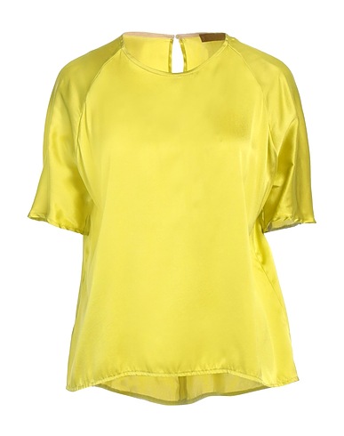 SIYU Top Verde lime 92% Seta, 8% Elastan