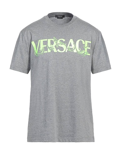 VERSACE T-shirt Grey 100% Cotton