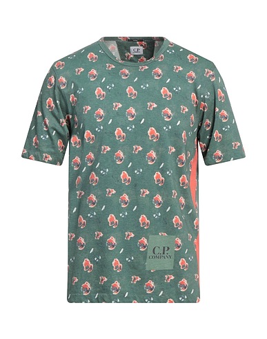C.P. COMPANY Camiseta Verde 55% Algodón, 45% Poliamida