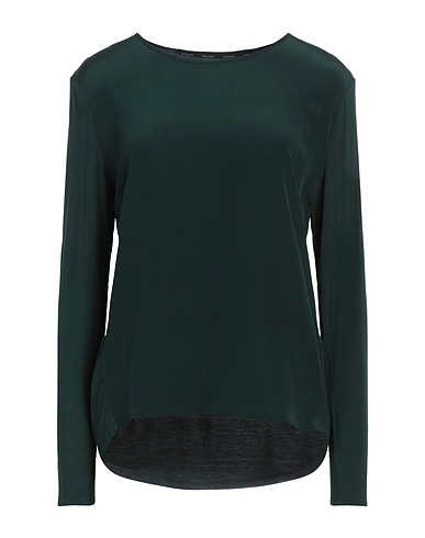 WOOLRICH T-shirt Verde 95% Viscosa, 5% Elastan, Seta