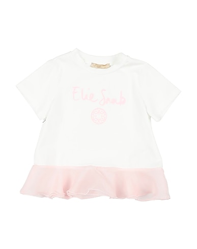 ELIE SAAB T-shirt White 94% Cotton, 6% Elastane, Silk