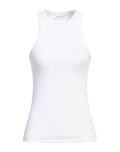 ANINE BING Canotta Bianco 95% Cotone organico, 5% Elastan