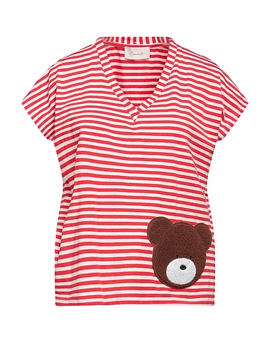 SOUVENIR T-Shirt Rot 72% Baumwolle, 23% Polyester, 5% Elastan