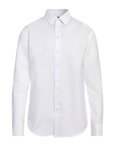 EMPORIO ARMANI Camicia fantasia Bianco 100% Cotone