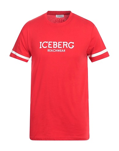 ICEBERG T-shirt BEACHWEAR Red 100% Cotton