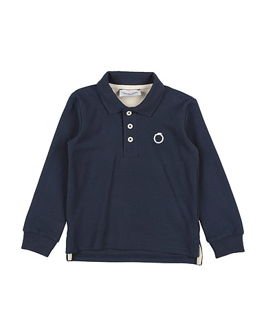 TRUSSARDI JUNIOR Polo shirt Navy blue 100% Cotton