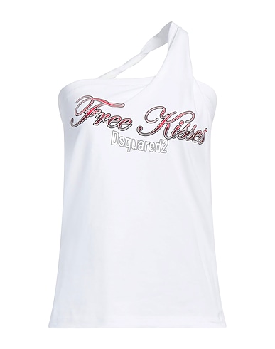 DSQUARED2 One-shoulder top 100% Cotton