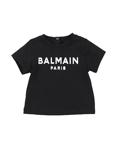 BALMAIN T-shirt Nero 100% Cotone