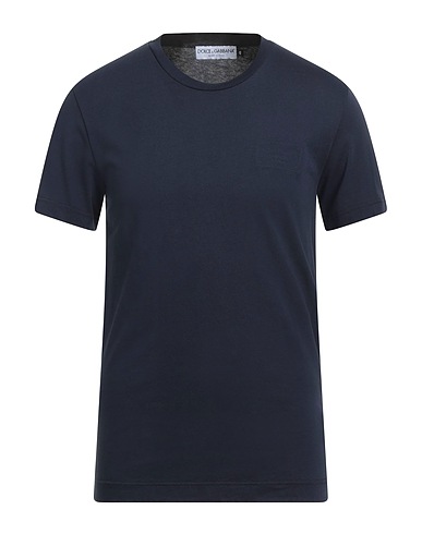 DOLCE&GABBANA Basic T-shirt Midnight blue 100% Cotton