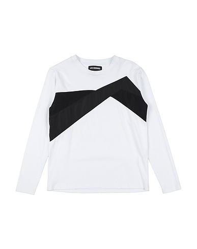 LES HOMMES T-shirt Bianco 100% Cotone