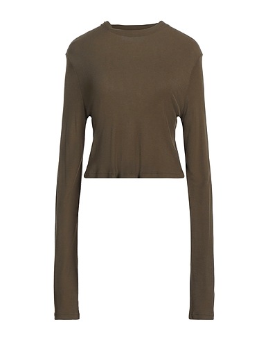 SPRWMN T-shirt Military green 100% Viscose