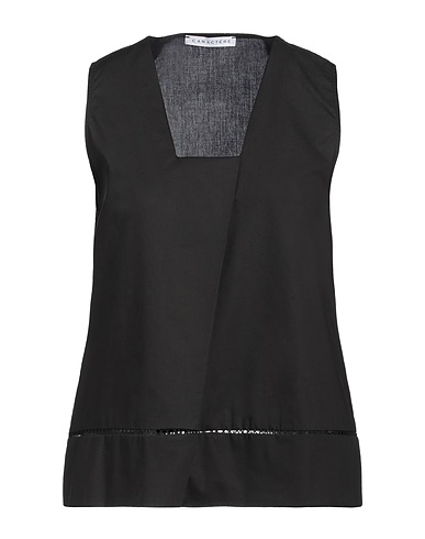 CARACTÈRE Top Schwarz 100% Baumwolle